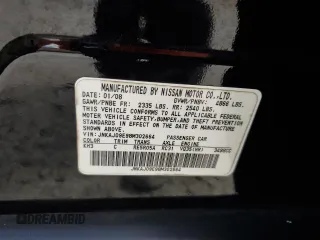 2008 Infiniti EX Journey z VIN JNKAJ09E98M302664, wystawiony jako Copart lot #55457005 z przebiegiem 131 234 mil mil oraz Szkoda całkowita • Salvage title. Historia ofert i sprzedaży dostępna na DreamBid. Obrazek 13.