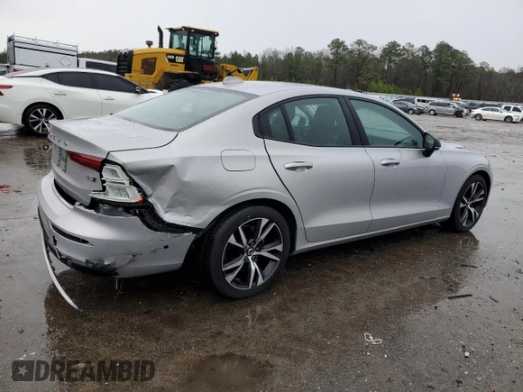 2024 Volvo S60 Plus Dark Theme with VIN 7JRL12TL4RG299512, listed as a Copart auction lot 45189695 with 19,821 mi miles and Salvage title. Bid and sale history available at DreamBid. Image 3.
