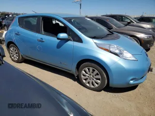 2015 Nissan LEAF S with VIN 1N4AZ0CP0FC310990, listed as a Copart auction lot 64315325 with 80,860 mi miles and Salvage title. Bid and sale history available at DreamBid. Image 4.