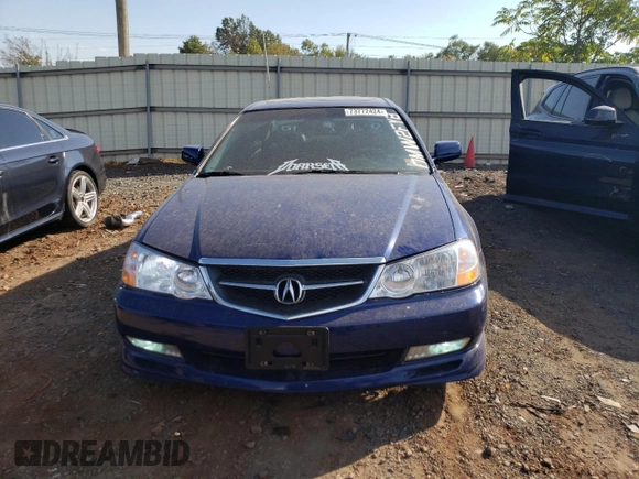 2003 Acura TL Type S with VIN 19UUA56843A064776, listed as a Copart auction lot 73772424 with 142,440 mi miles and Salvage Title. Bid and sale history available at carsss.com. Image 5.