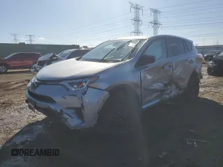 2018 Toyota RAV4 LE with VIN 2T3BFREV2JW730084, listed as a Copart auction lot 50386335 with 56,650 mi miles and Salvage Title. Bid and sale history available at carsss.com. Image 1.