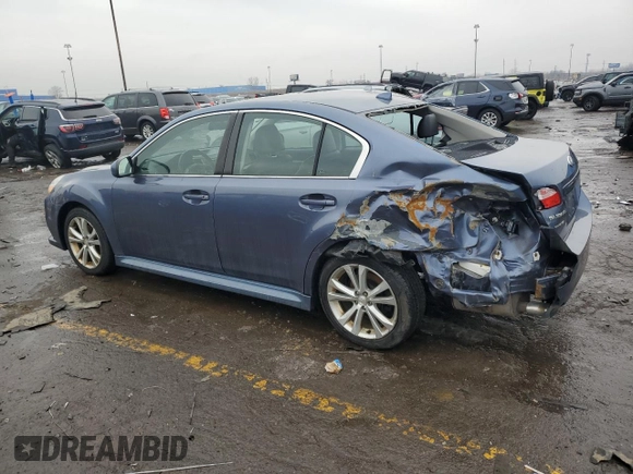 2013 Subaru Legacy Limited with VIN 4S3BMCK60D3021211, listed as a Copart auction lot 43617425 with 139,640 mi miles and Non Repairable. Bid and sale history available at DreamBid. Image 2.