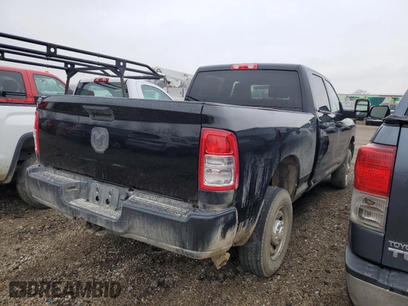 2023 Ram 2500 Tradesman with VIN 3C6UR5CJ4PG609937, listed as a Copart auction lot 45471935 with 21,459 mi miles and Salvage title. Bid and sale history available at DreamBid. Image 3.