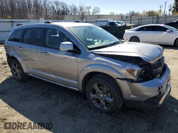2015 Dodge Journey Crossroad with VIN 3C4PDCGG3FT679152, listed as a Copart auction lot 49833675 with 133,789 mi miles and Salvage Title. Bid and sale history available at DreamBid. Image 4.
