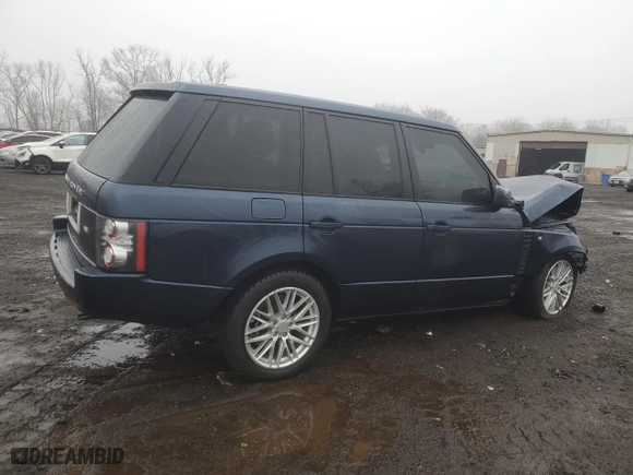 2012 Land Rover Range Rover HSE with VIN SALME1D44CA387407, listed as a Copart auction lot 43020105 with 126,198 mi miles and Salvage Title. Bid and sale history available at carsss.com. Image 3.