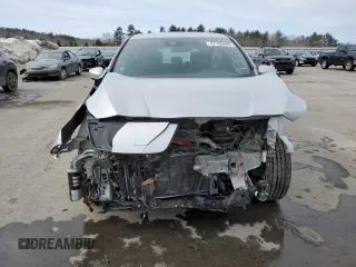 2022 Nissan LEAF SV with VIN 1N4AZ1CV1NC557535, listed as a Copart auction lot 47705095 with 64,397 mi miles and Salvage Title. Bid and sale history available at DreamBid. Image 4.