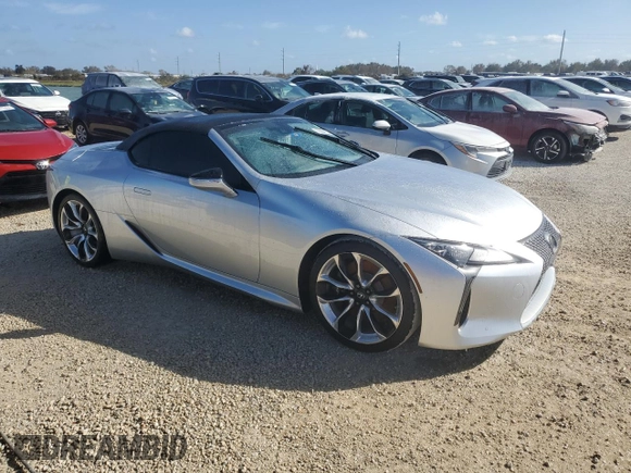 2021 Lexus LC with VIN JTHKPAAY1MA103859, listed as a Copart auction lot 75504134 with 0 mi miles and Non Repairable. Bid and sale history available at carsss.com. Image 4.