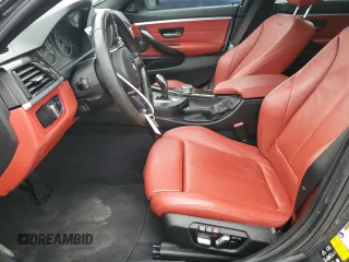 2017 BMW 4 Series 440i xDrive with VIN WBA4E5C53HG189279, listed as a Copart auction lot 89163565 with 56,449 mi miles and Salvage Title. Bid and sale history available at carsss.com. Image 7.