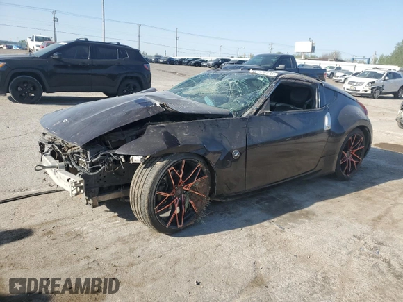 2010 Nissan 370Z Touring z VIN JN1AZ4EH5AM500829, wystawiony jako Copart lot #52824135 z przebiegiem Nie podano mil oraz Szkoda całkowita • Salvage title. Historia ofert i sprzedaży dostępna na DreamBid. Obrazek 1.