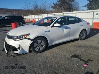 2017 Kia Optima Hybrid with VIN KNAGT4LE4H5014449, listed as a Copart auction lot 45930925 with 90,104 mi miles and Salvage Title. Bid and sale history available at carsss.com. Image 1.