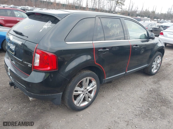 2014 Ford Edge Limited with VIN 2FMDK4KC3EBB61583, listed as a IAAI auction lot 41788868 with 999,999 mi miles. Bid and sale history available at carsss.com. Image 4.
