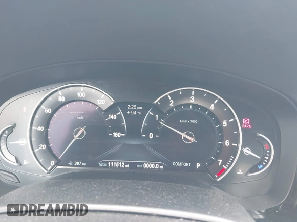 2018 BMW 5 Series 530i xDrive with VIN WBAJA7C5XJG907944, listed as a IAAI auction lot 42290336 with 111,512 mi miles and . Bid and sale history available at DreamBid. Image 7.