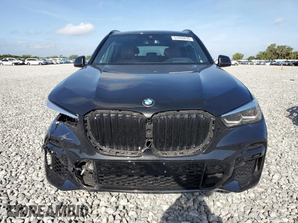 2022 BMW X5 xDrive40i with VIN 5UXCR6C07N9L04526, listed as a Copart auction lot 51456235 with 33,552 mi miles and Salvage title. Bid and sale history available at DreamBid. Image 5.