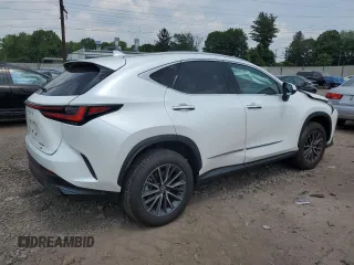 2025 Lexus NX 350 Premium with VIN 2T2GGCEZ4SC078868, listed as a Copart auction lot 59723595 with 1,311 mi miles and Salvage title. Bid and sale history available at DreamBid. Image 3.