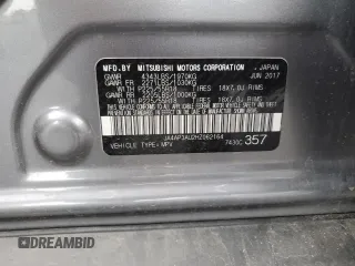 2017 Mitsubishi Outlander ES with VIN JA4AP3AU2HZ062164, listed as a Copart auction lot 63057015 with 105,691 mi miles and Salvage title. Bid and sale history available at DreamBid. Image 12.
