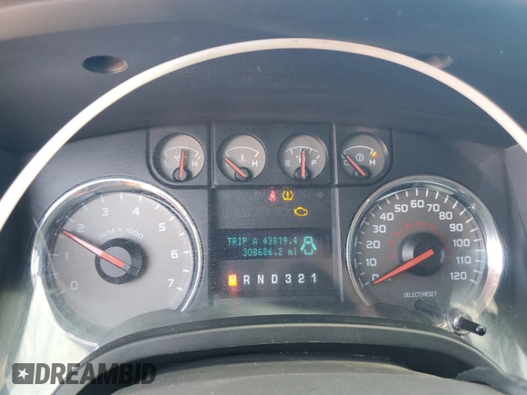 2010 Ford F-150 XL with VIN 1FTFX1CV8AKB71359, listed as a Copart auction lot 52942625 with 308,686 mi miles and Clean Title. Bid and sale history available at carsss.com. Image 9.