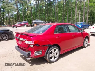 2013 Toyota Corolla L with VIN 2T1BU4EE0DC040504, listed as a IAAI auction lot 42142702 with 102,459 mi miles. Bid and sale history available at carsss.com. Image 4.