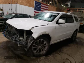 2019 Dodge Durango GT z VIN 1C4RDJDG4KC740581, wystawiony jako Copart lot #53248235 z przebiegiem 108 383 mil mil oraz Szkoda całkowita • Salvage title. Historia ofert i sprzedaży dostępna na DreamBid. Obrazek 1.