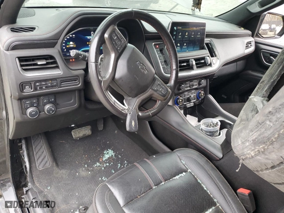 2022 Chevrolet Suburban RST with VIN 1GNSKEKL0NR282092, listed as a Copart auction lot 79947854 with 102,995 mi miles and Salvage Title. Bid and sale history available at carsss.com. Image 8.