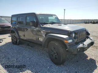 2020 Jeep Wrangler Unlimited Sport with VIN 1C4HJXDG6LW201614, listed as a Copart auction lot 51756345 with 56,346 mi miles and Salvage title. Bid and sale history available at DreamBid. Image 4.