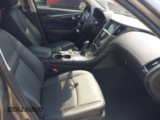 2018 Infiniti Q50 Luxe with VIN JN1EV7AP4JM590048, listed as a IAAI auction lot 41863410 with 55,727 mi miles and . Bid and sale history available at carsss.com. Image 5.
