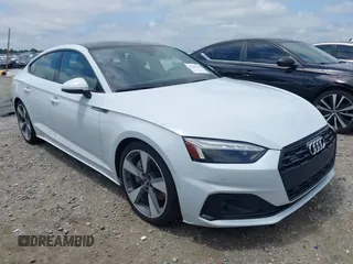 2020 Audi A5 Sportback Premium Plus with VIN WAUCNCF51LA002807, listed as a IAAI auction lot 42698498 with 89,743 mi miles and . Bid and sale history available at DreamBid. Image 1.