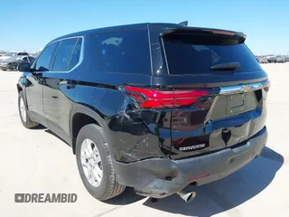 2023 Chevrolet Traverse LS with VIN 1GNERFKW7PJ337535, listed as a IAAI auction lot 41750104 with 11,816 mi miles. Bid and sale history available at carsss.com. Image 3.