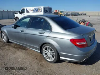 2012 Mercedes-Benz C-Class C 250 Sport with VIN WDDGF4HB4CR205725, listed as a IAAI auction lot 41963335 with 189,187 mi miles. Bid and sale history available at carsss.com. Image 3.