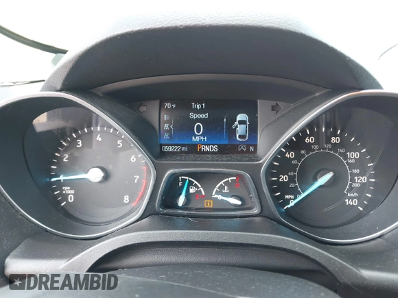 2019 Ford Escape Titanium with VIN 1FMCU9J98KUA95238, listed as a IAAI auction lot 42525324 with 59,222 mi miles and . Bid and sale history available at DreamBid. Image 7.