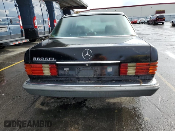 1987 Mercedes-Benz 560 with VIN WDBCA39D4HA360359, listed as a Copart auction lot 80772324 with 203,669 mi miles and Clean Title. Bid and sale history available at DreamBid. Image 6.