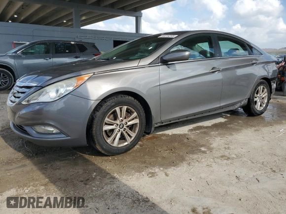 2013 Hyundai Sonata GLS with VIN 5NPEB4AC4DH751790, listed as a Copart auction lot 54419285 with 91,728 mi miles and Salvage Title. Bid and sale history available at carsss.com. Image 1.