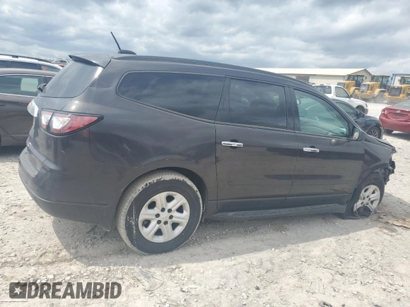 2017 Chevrolet Traverse LS with VIN 1GNKRFKD4HJ140020, listed as a Copart auction lot 51479875 with 102,017 mi miles and Salvage Title. Bid and sale history available at carsss.com. Image 3.