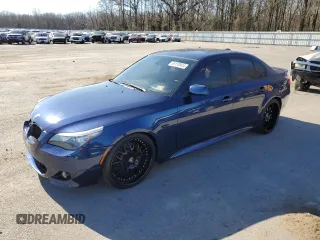 2009 BMW 5 Series 550i with VIN WBANW535X9CT55808, listed as a Copart auction lot 45170914 with 53,212 mi miles and Salvage Title. Bid and sale history available at carsss.com. Image 1.