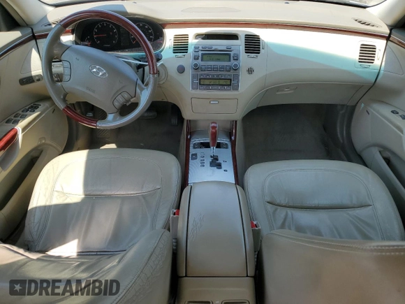 2008 Hyundai Azera Limited with VIN KMHFC46F18A282915, listed as a Copart auction lot 63642835 with 136,161 mi miles and Salvage title. Bid and sale history available at DreamBid. Image 8.