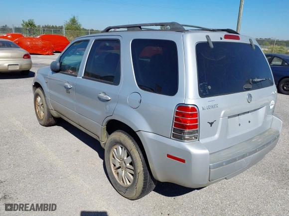 2005 Mercury Mariner Luxury with VIN 4M2YU57155DJ07235, listed as a IAAI auction lot 40687176 with 193,237 mi miles. Bid and sale history available at carsss.com. Image 3.
