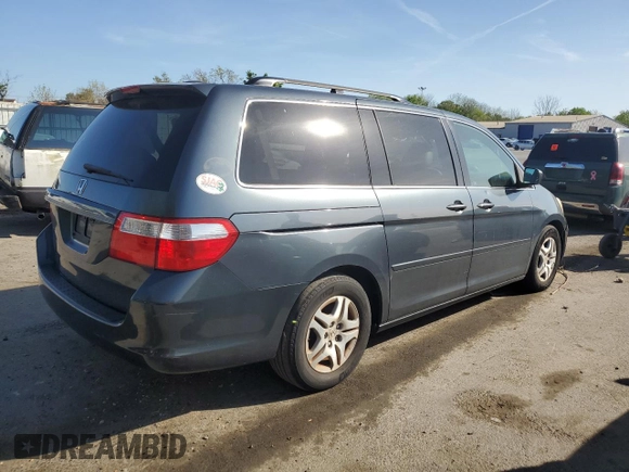 2006 Honda Odyssey EX-L with VIN 5FNRL38766B438730, listed as a Copart auction lot 53918235 with 208,925 mi miles and Clean Title. Bid and sale history available at carsss.com. Image 3.