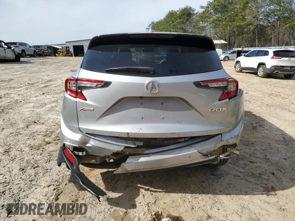 2020 Acura RDX w/A-Spec Pkg with VIN 5J8TC1H62LL008267, listed as a Copart auction lot 45682745 with 99,995 mi miles and Salvage title. Bid and sale history available at DreamBid. Image 6.