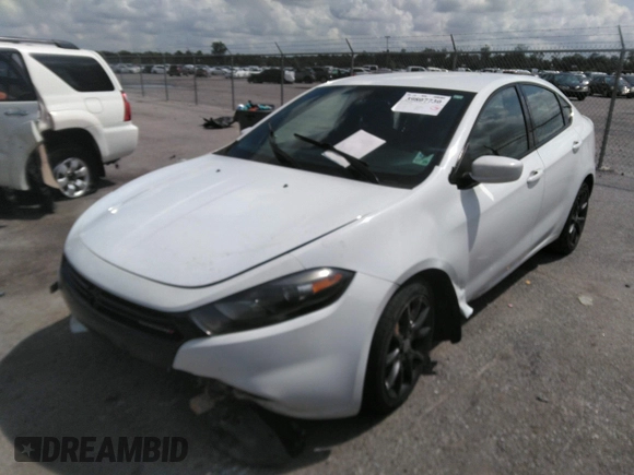 2015 Dodge Dart SXT with VIN 1C3CDFBB3FD279145, listed as a IAAI auction lot 39807730 with Not provided miles and . Bid and sale history available at DreamBid. Image 2.
