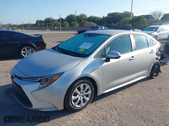2024 Toyota Corolla LE with VIN 5YFB4MDEXRP215284, listed as a IAAI auction lot 41885184 with 7,486 mi miles. Bid and sale history available at carsss.com. Image 18.