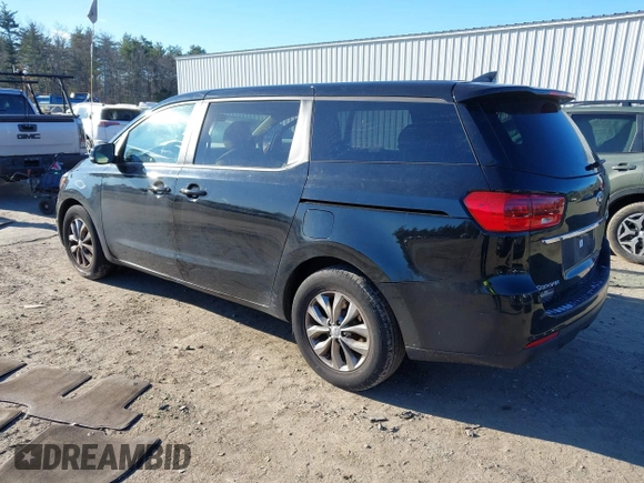 2020 Kia Sedona EX with VIN KNDMB5C17L6587425, listed as a IAAI auction lot 40998825 with 57,503 mi miles. Bid and sale history available at carsss.com. Image 3.