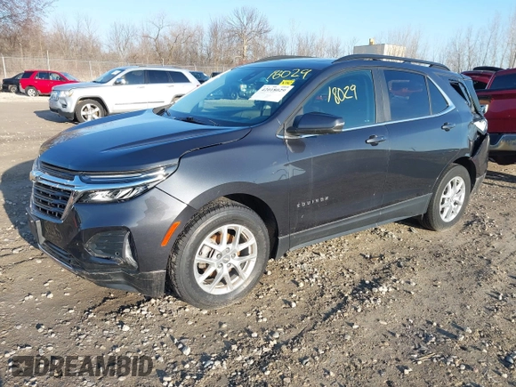2023 Chevrolet Equinox LT with VIN 3GNAXUEG0PS180412, listed as a IAAI auction lot 42018029 with 60,925 mi miles and . Bid and sale history available at DreamBid. Image 18.
