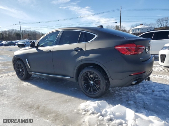 2016 BMW X6 xDrive50i with VIN 5UXKU6C55G0R34428, listed as a Copart auction lot 46083635 with 138,848 mi miles and Clean Title. Bid and sale history available at carsss.com. Image 2.