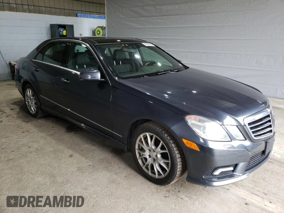 2011 Mercedes-Benz E 550 Luxury with VIN WDDHF7CB0BA347662, listed as a Copart auction lot 49585315 with 170,155 mi miles and Salvage Title. Bid and sale history available at DreamBid. Image 4.