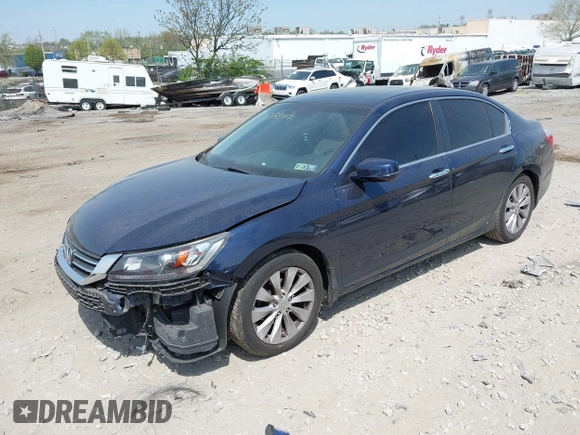 2013 Honda Accord EX-L with VIN 1HGCR2F89DA031843, listed as a IAAI auction lot 42108077 with 154,419 mi miles and . Bid and sale history available at DreamBid. Image 18.