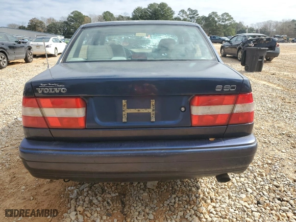 1998 Volvo S90 with VIN YV1KS960XW1133912, listed as a Copart auction lot 42601775 with 154,032 mi miles and Salvage Title. Bid and sale history available at carsss.com. Image 6.