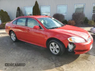 2012 Chevrolet Impala LS Fleet with VIN 2G1WF5E31C1155327, listed as a Copart auction lot 46858885 with 84,617 mi miles and Salvage title. Bid and sale history available at DreamBid. Image 4.