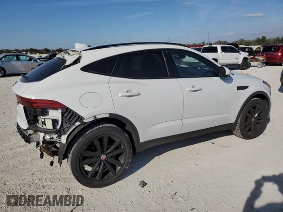 2019 Jaguar E-Pace SE with VIN SADFP2FX1K1Z47989, listed as a Copart auction lot 46450325 with 40,470 mi miles and Salvage Title. Bid and sale history available at DreamBid. Image 3.
