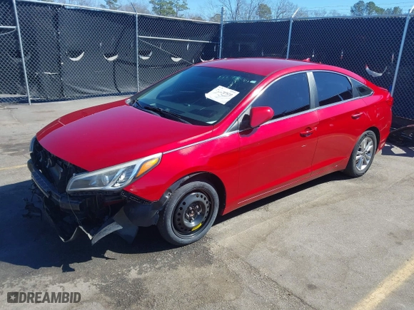 2017 Hyundai Sonata SE with VIN 5NPE24AF2HH570946, listed as a IAAI auction lot 41676560 with 180,465 mi miles. Bid and sale history available at carsss.com. Image 18.
