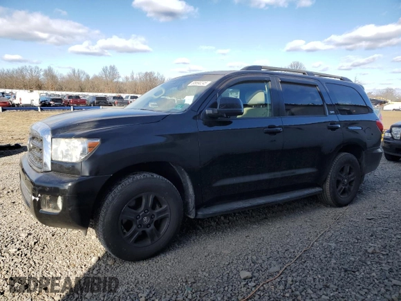 2011 Toyota Sequoia SR5 with VIN 5TDBY5G1XBS042298, listed as a Copart auction lot 88690245 with 257,772 mi miles and Salvage Title. Bid and sale history available at carsss.com. Image 1.