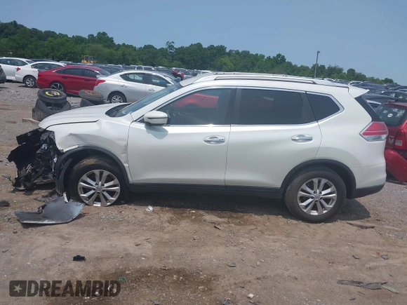 2016 Nissan Rogue SV z VIN KNMAT2MVXGP699801, wystawiony jako IAAI lot #42371588 z przebiegiem 153 084 mil mil oraz . Historia ofert i sprzedaży dostępna na DreamBid. Obrazek 14.